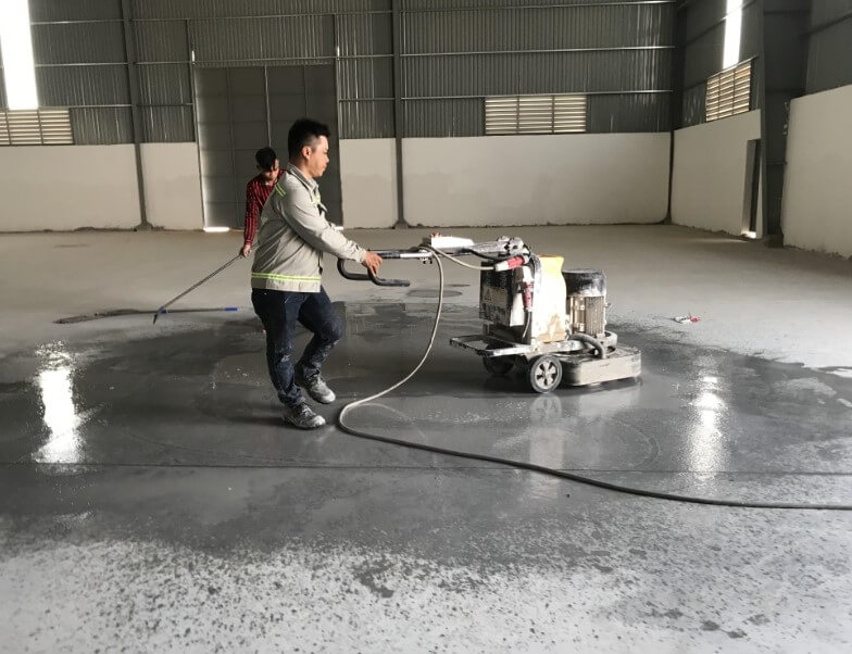 Đánh bóng sàn bê tông