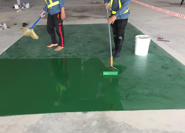 Sơn Epoxy lăn rulo